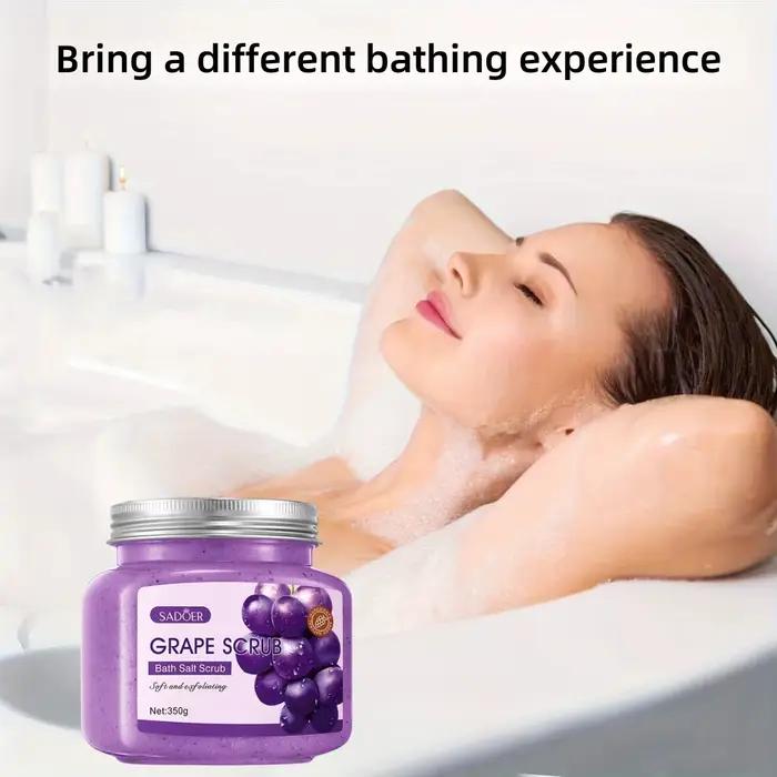 Gommage au sel de bain de raisin 350g