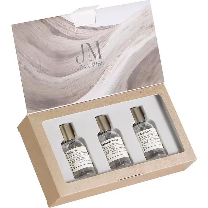 Mini Coffret Cadeau de Parfums 3 pièces x 25ml – Boisé Santal Chaud
