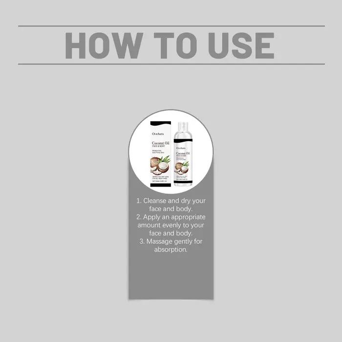 Huile de coco pour la peau et le corps 100ml