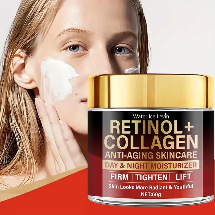 Crème à double effet au collagène au rétinol