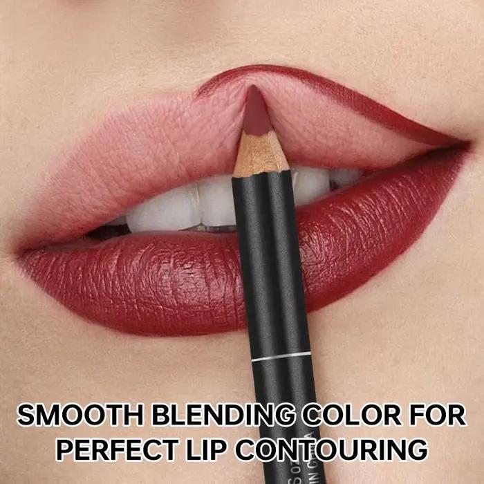 Crayon à lèvres mat de luxe, longue durée, Application fluide pour un contour et un remplissage parfaits, nuances polyvalentes pour tous les types de peau
