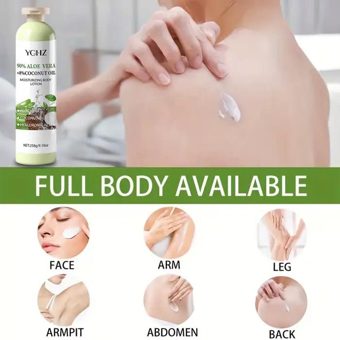 Lotion hydratante pour le corps à l'aloe vera