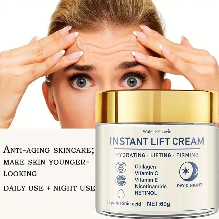 Crème raffermissante et liftante pour le visage - Riche en acide hyaluronique et en rétinol