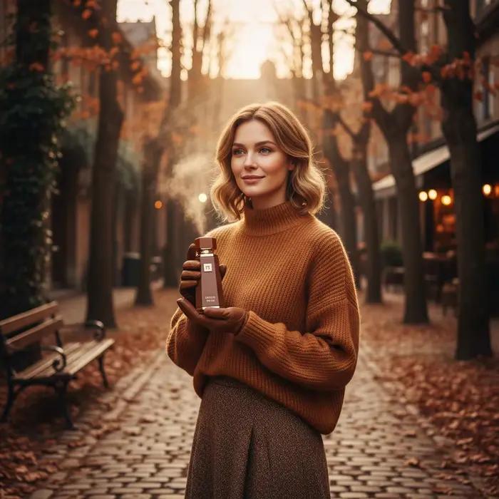 Parfum français marron liquide EDP Eau