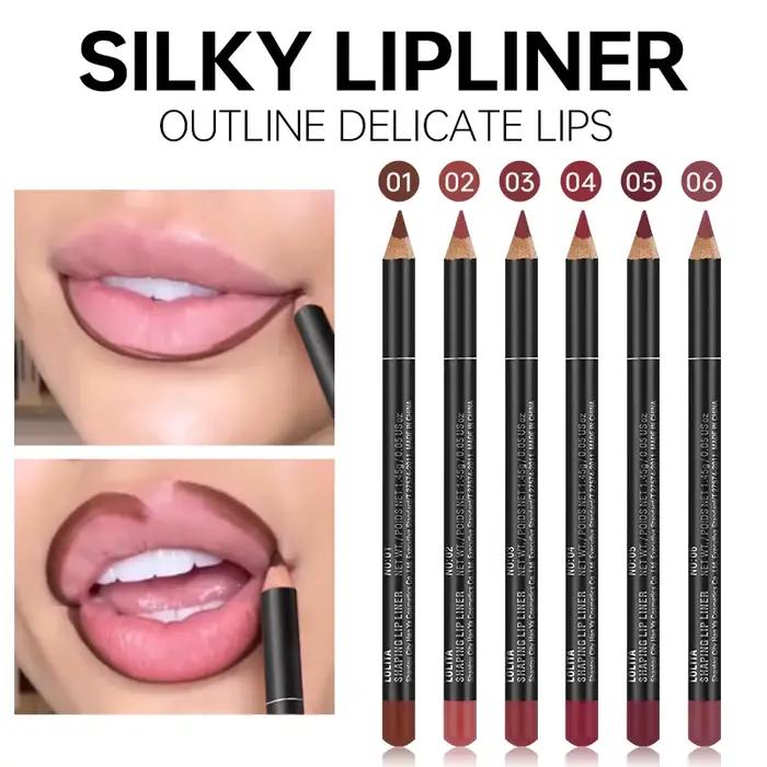 Crayon à lèvres mat de luxe, longue durée, Application fluide pour un contour et un remplissage parfaits, nuances polyvalentes pour tous les types de peau
