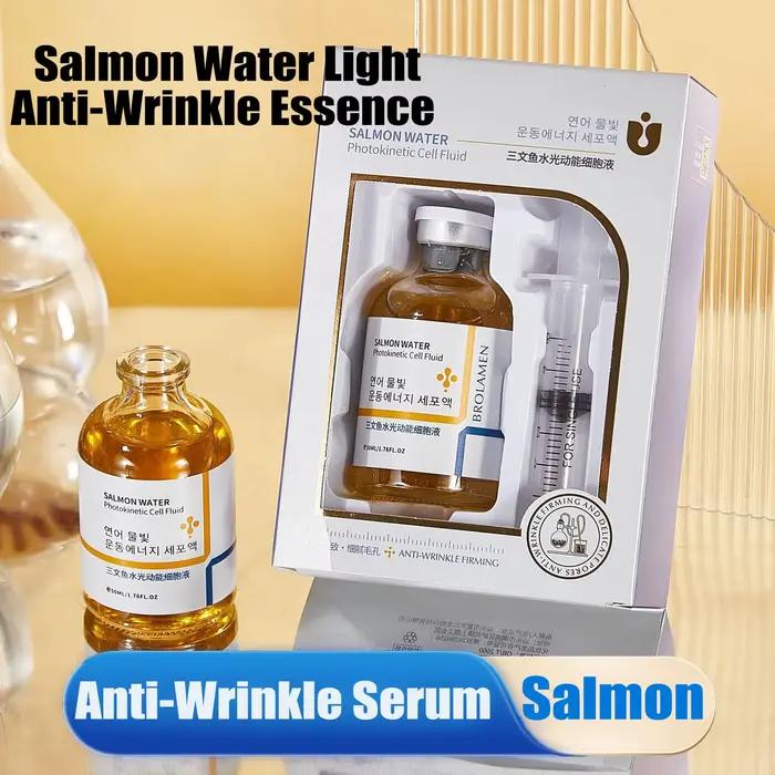 Eau de saumon cellule photokinétique essence anti-rides légère