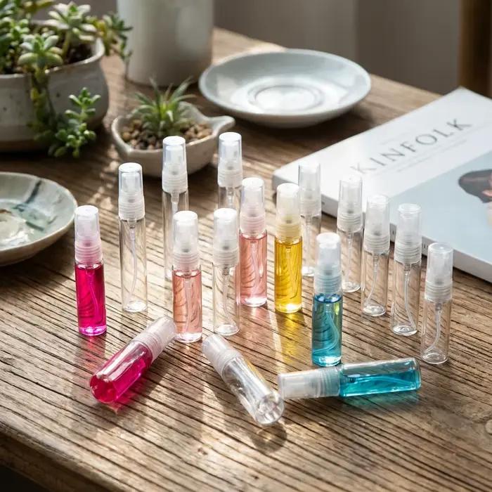 10/20/50 pièces, flacons d'échantillons de parfum miniatures vides