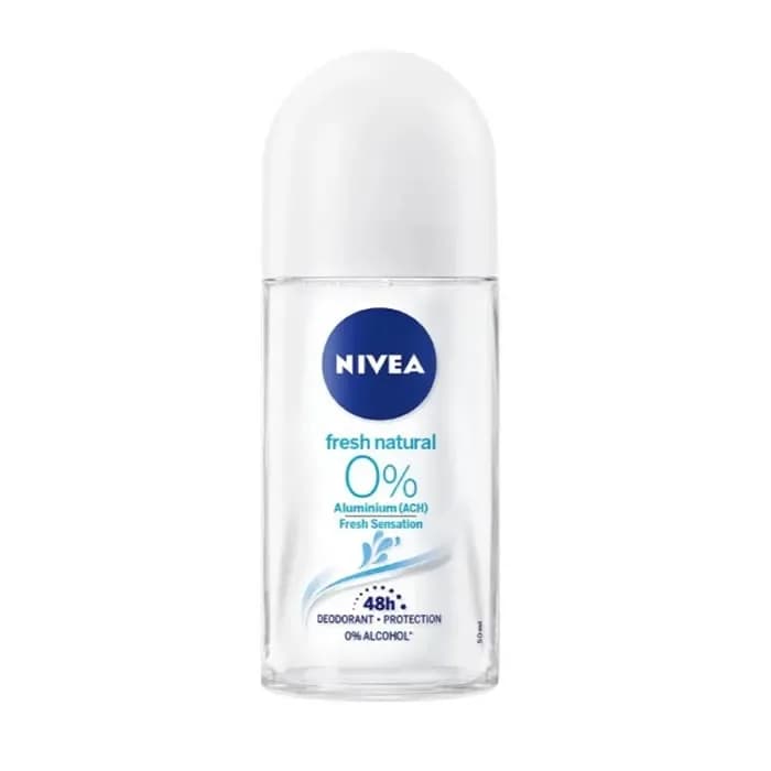 Nivea Fresh Natural 0% Roll On Déodorant 50ml