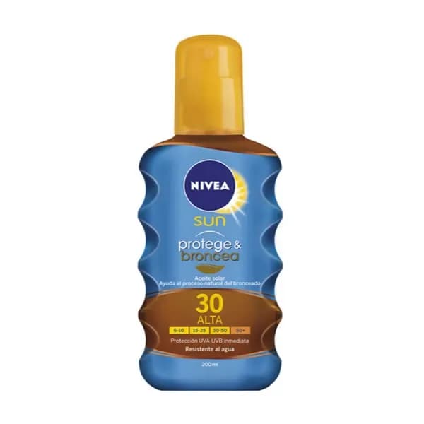 Nivea Sun Huile Sèche Protect And Bronze Spf30 200ml