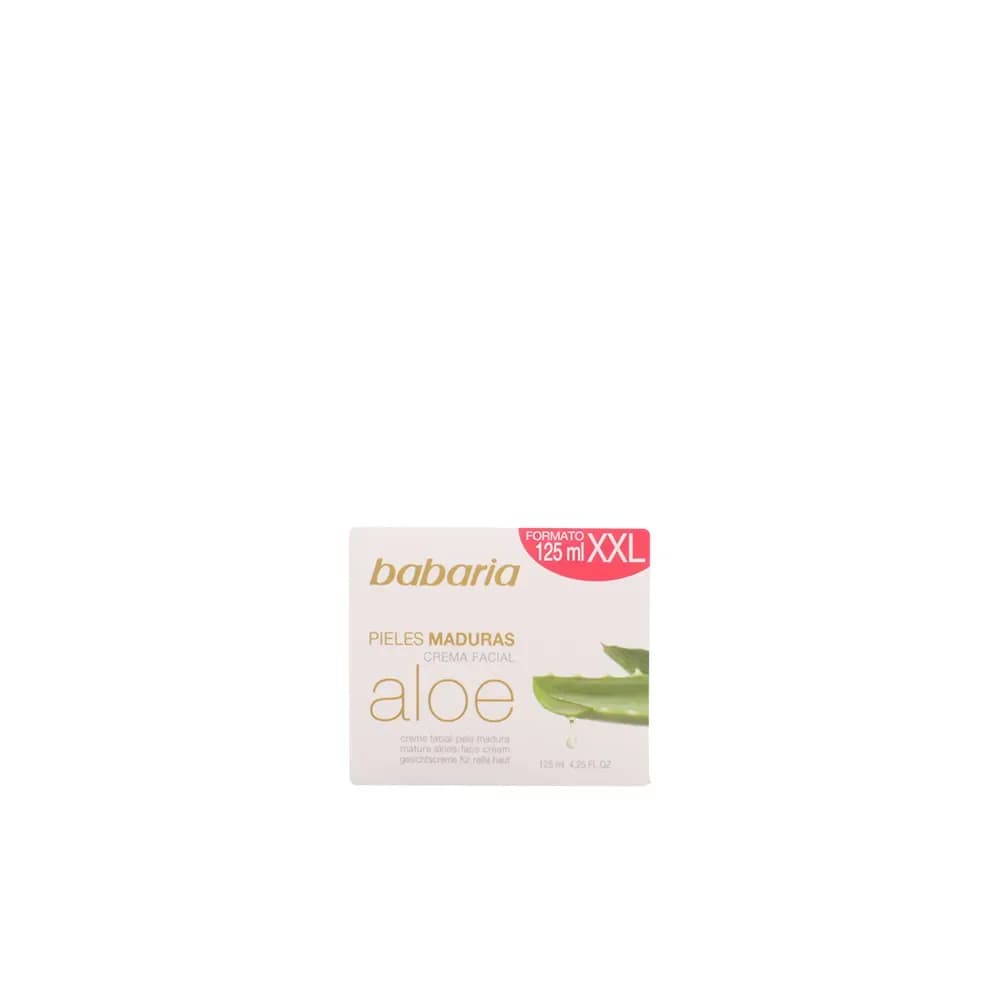 Babaria Aloe Vera Nourrissante Crème Pour Le Visage Peau Mature 125ml