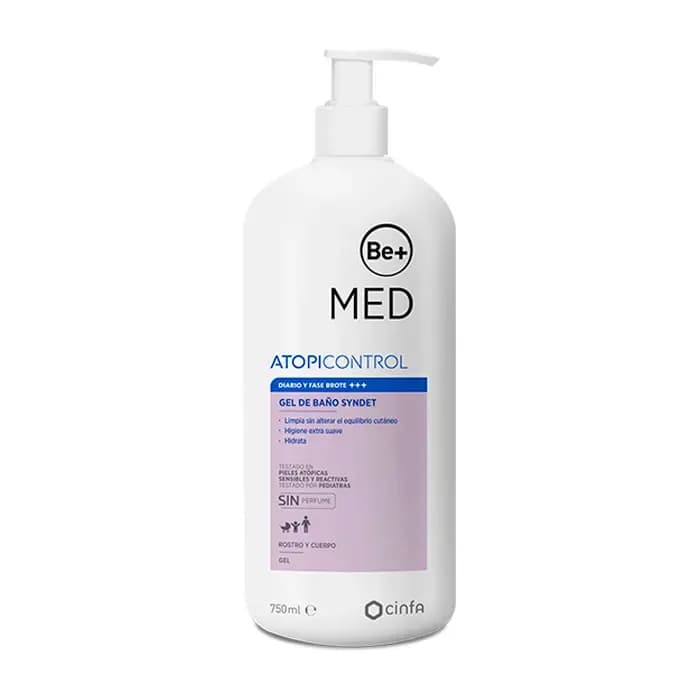 Be+ Syndet Gel de Bain pour Peau Atopique 750ml