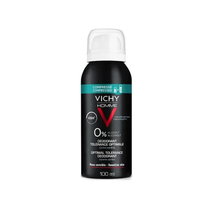 Vichy Homme Déodorant Tolérance Optimale 48H Spray 100 ml
