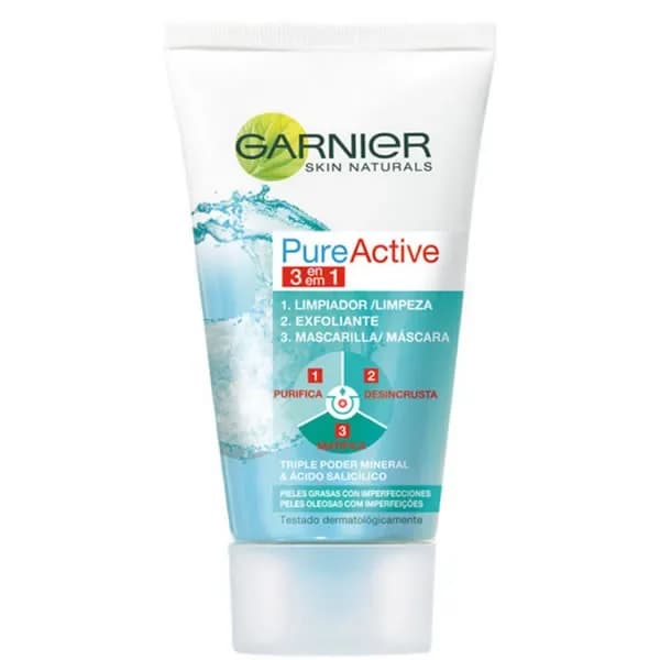Garnier Nettoyant 3 En 1 Anti Points Noirs Incrustés 150ml