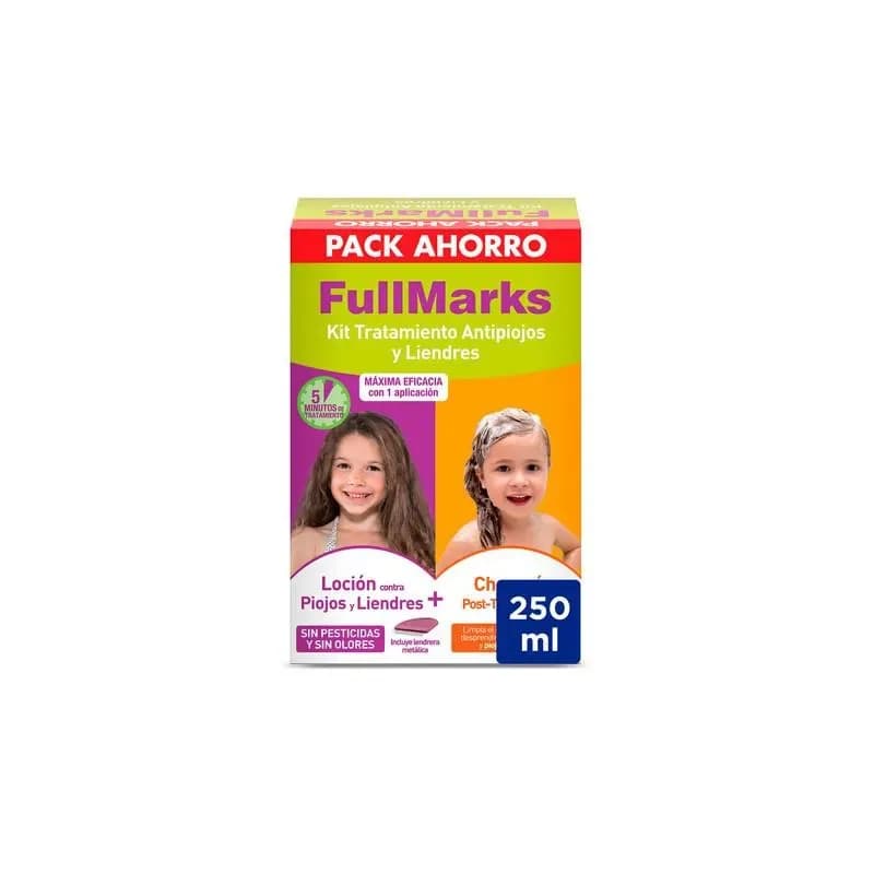Fullmarks Kit Lotion Anti-Poux 100ml Shampooing 150ml