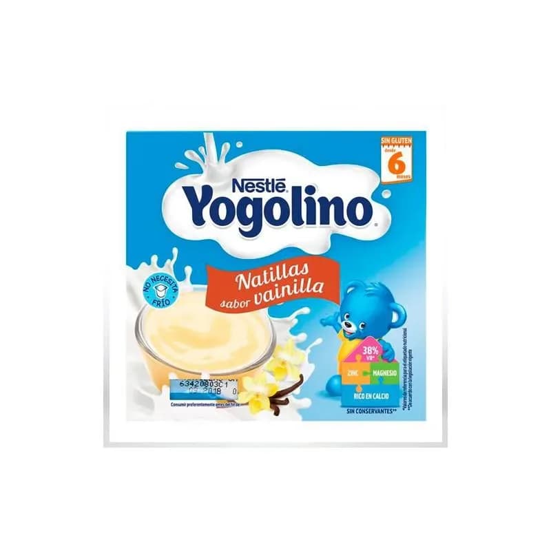 Nestle Nestlé Crème Vanille 6 Mois 4x 100g