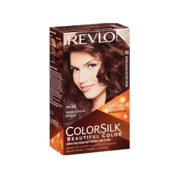 Revlon Colorsilk Sans Amoniaque 46 Medium Golden Chestnut Brown