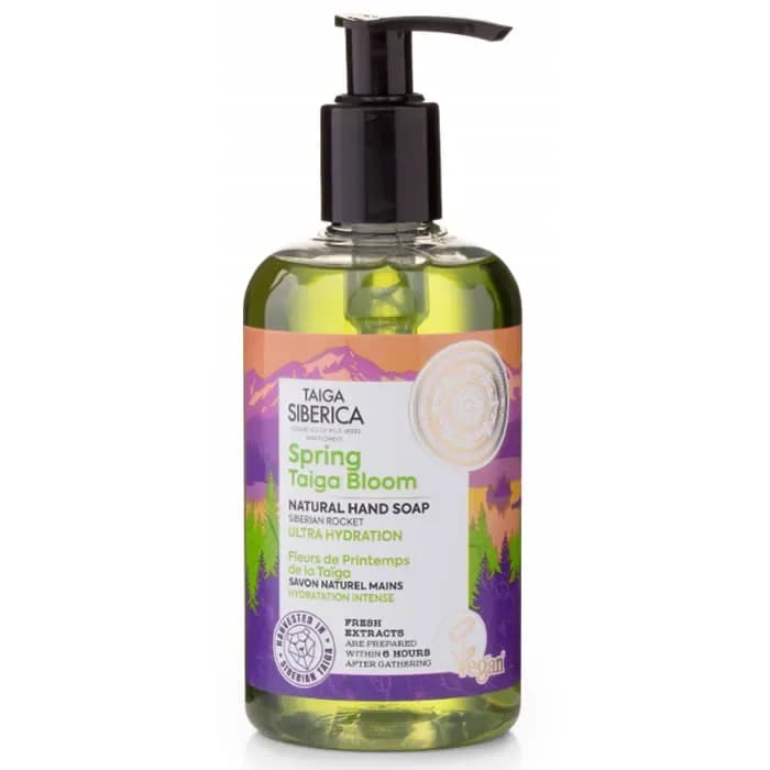 Natura Siberica Spring Savon Naturel Mains Hydratation Intense 300ml