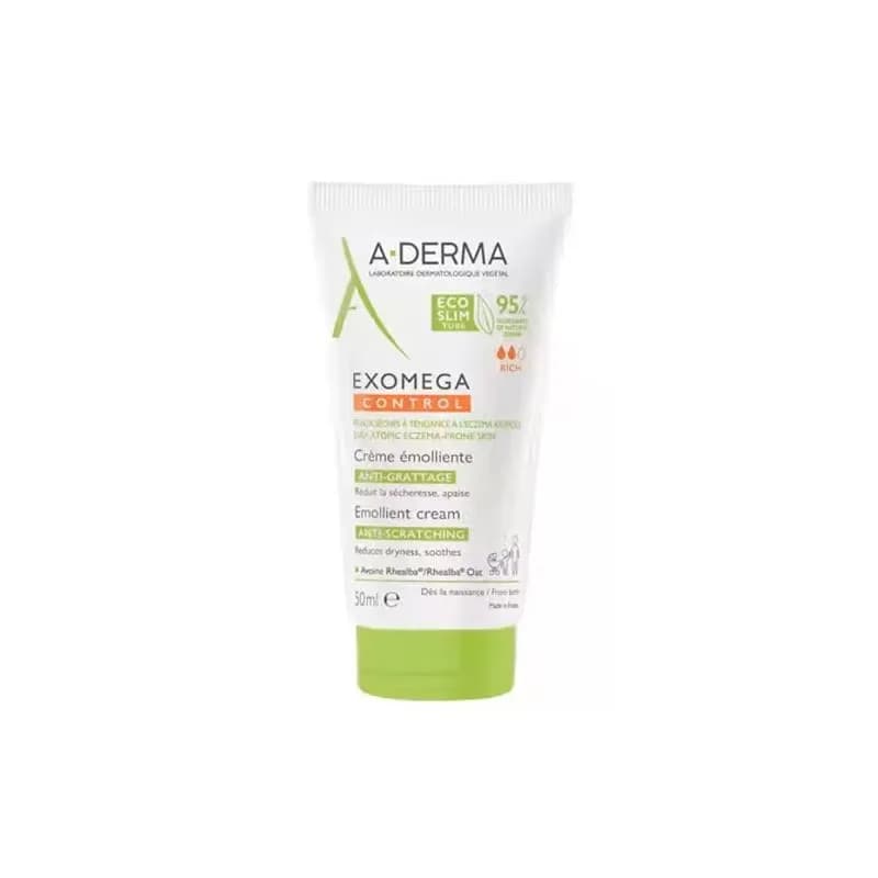 A-Derma Exomega Control Crème Émolliente Anti-Rayures 50ml