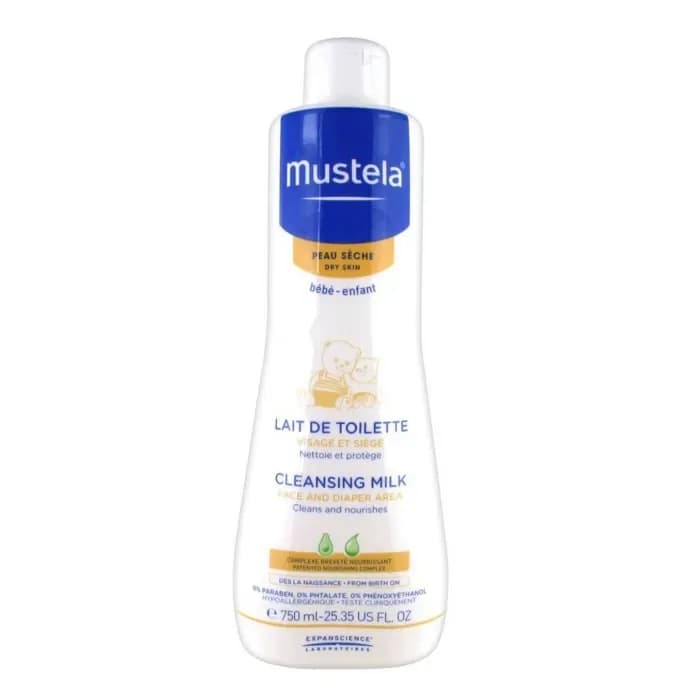 Mustela Lait De Toilette Peau Sèche 750ml