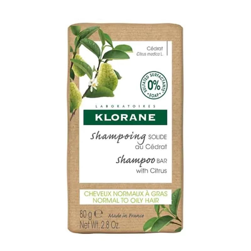 Klorane Shampooing Solide à la Citronnelle 80 g