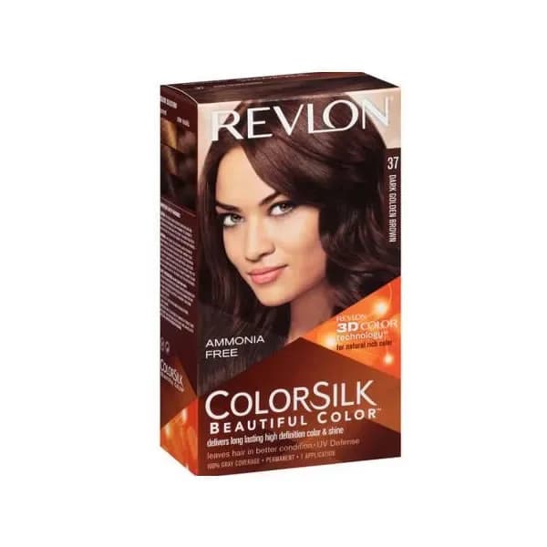 Revlon Colorsilk Sans Amoniaque 37 Dark Golden Brown
