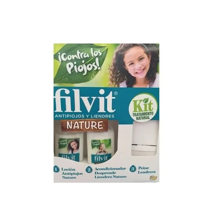 Filvit Nature Anti Poux Lotion 125ml Coffret 2 Produits