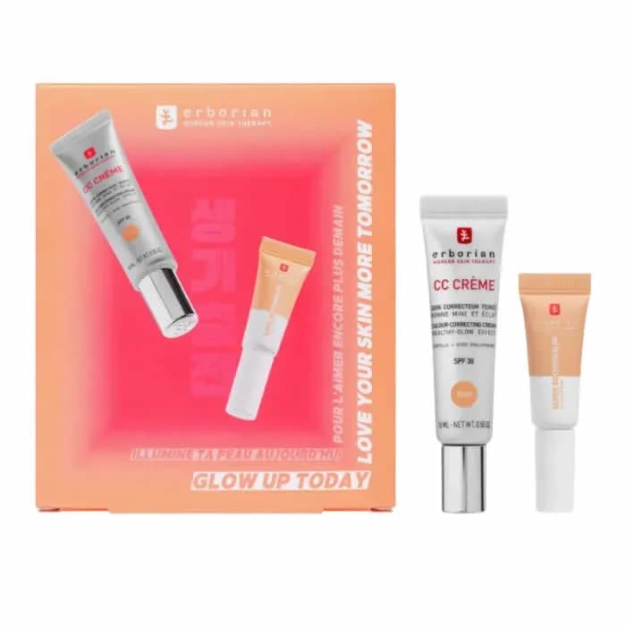 Erborian CC Crème Colour Correcting Cream Spf30 Doré 40ml Coffret 2 Produits