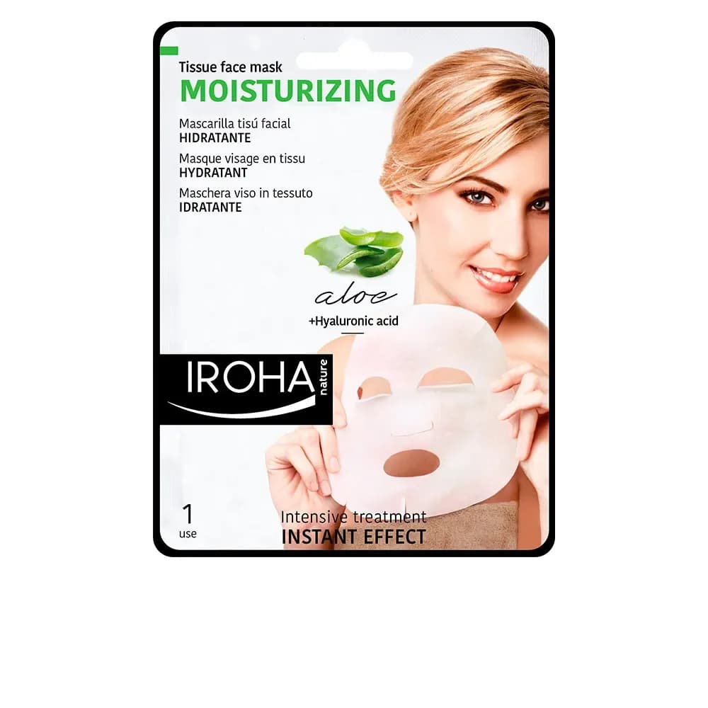 Iroha Nature Hydratant Masque Visage En Tissu Aloe Vera 1 Unité