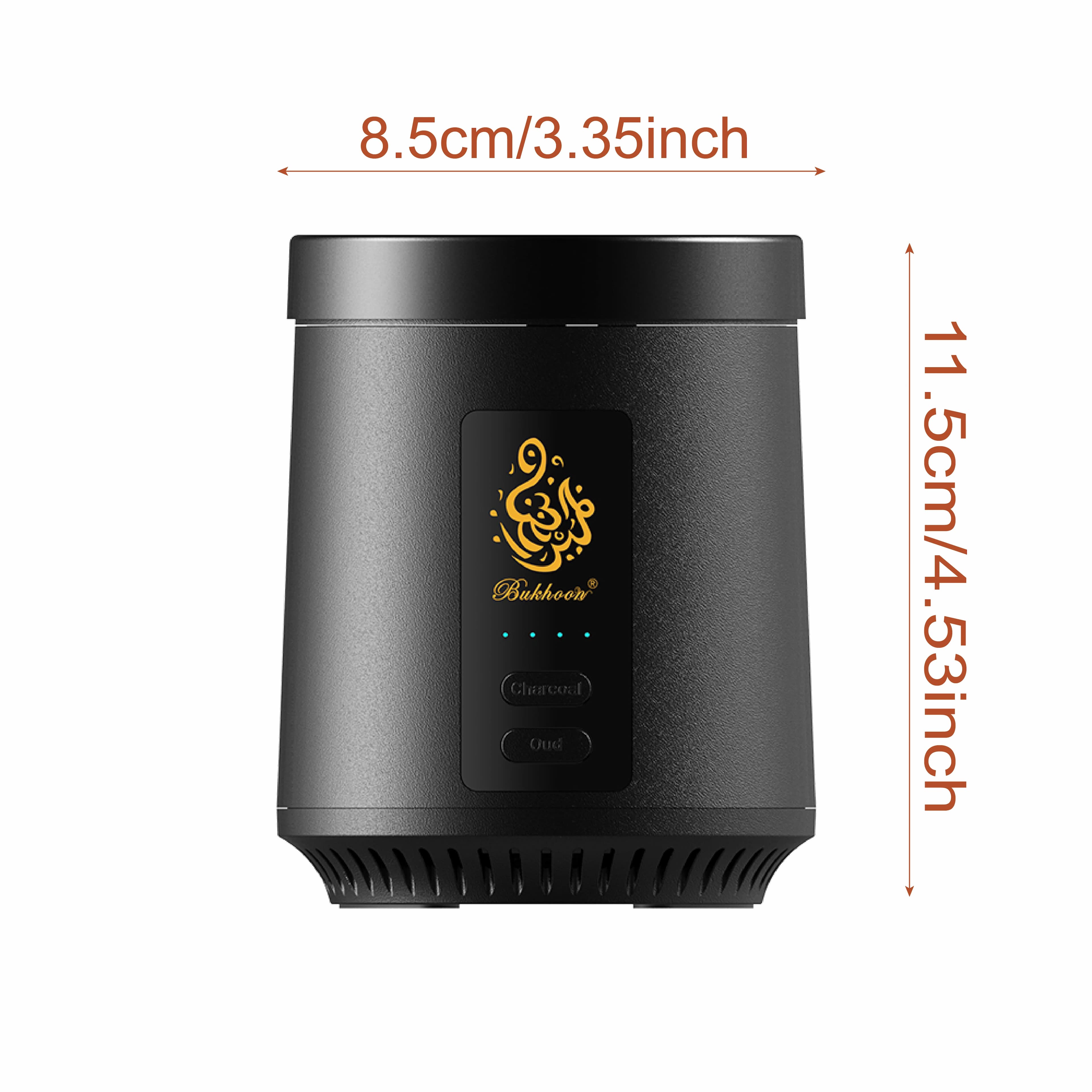 Brûleur d'encens électrique 2 en 1 Oud au charbon de bois, brûleur Portable de Type C, diffuseur Aom