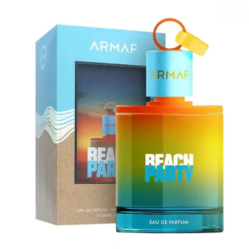 Parfum ARMAF Beach Party 100ml Unisexe Frais Tropical Fruité Aquatique Pamplemousse Goyave Boisé Lon
