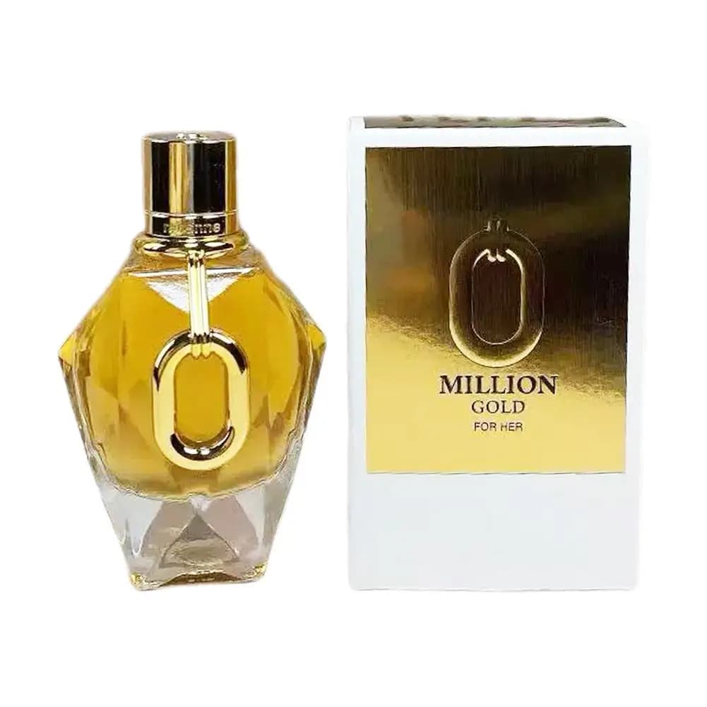 Parfum Million Gold 100 ml pour femmes, parfum floral longue durée, charme pour les rendez-vous, eau