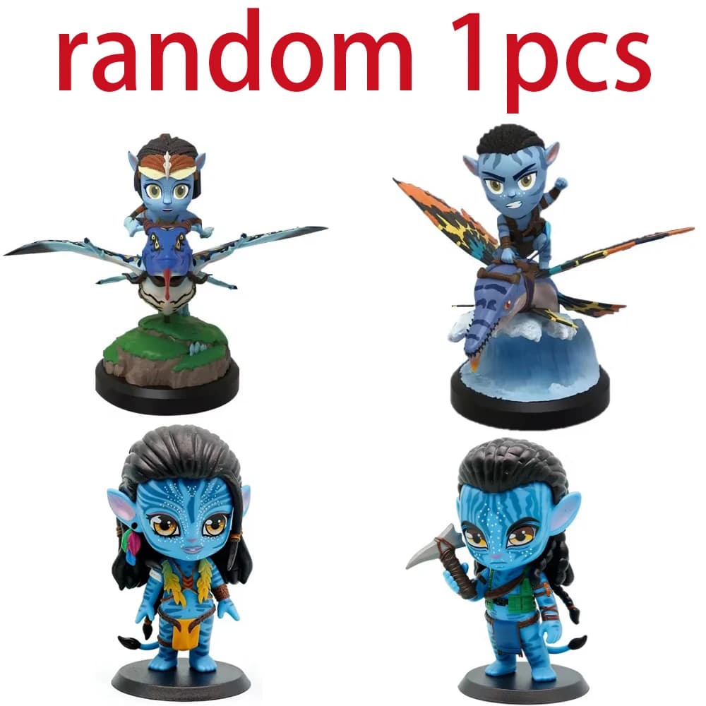 Nouveauté 2026 : Figurines Avatar 2 : Le Chemin de l'Eau - Grandes têtes style Chibi Jack, Sam et Ne