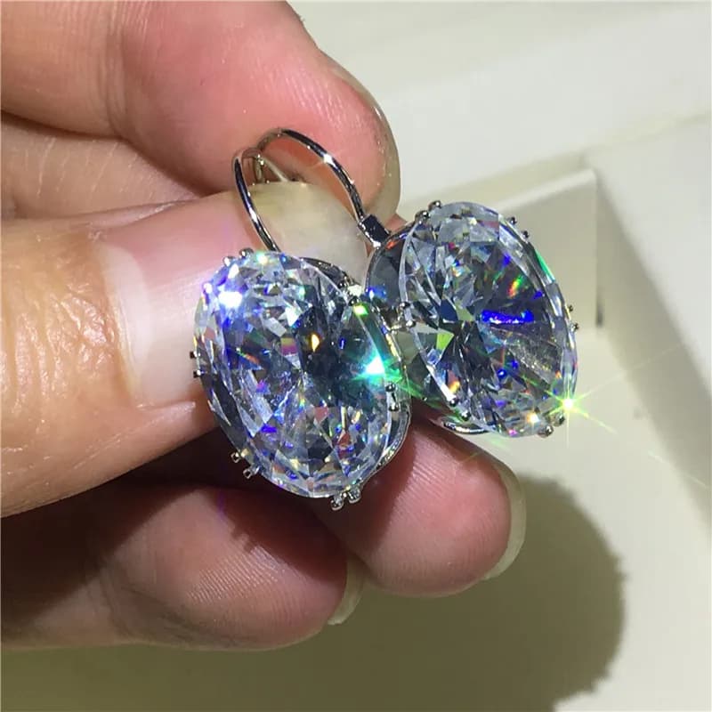Bague goutte d'eau pour femme, argent regardé 925, Bohe, fiançailles, mariage, boucles d'oreilles pe