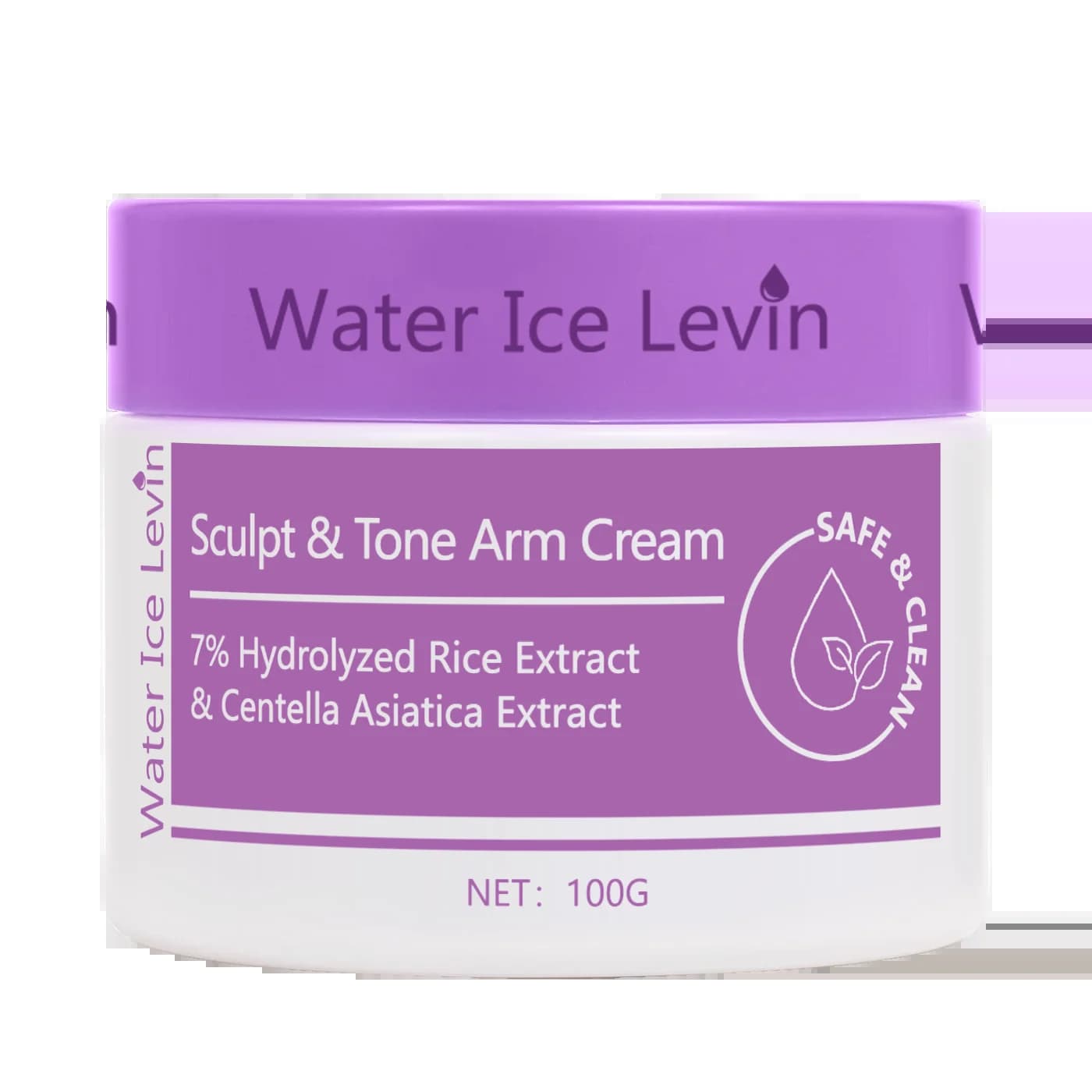 Crème Raffermissante pour les Bras 100g, avec 7% Extrait de Riz et Centella Asiatica, Sculpte et Ton