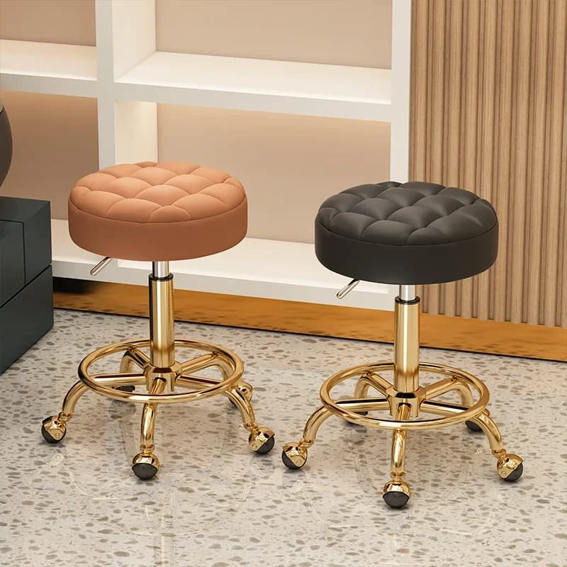 Or beauté Salon de coiffure chaises de coiffure chaise de maquillage meubles bureau tabouret avec ro