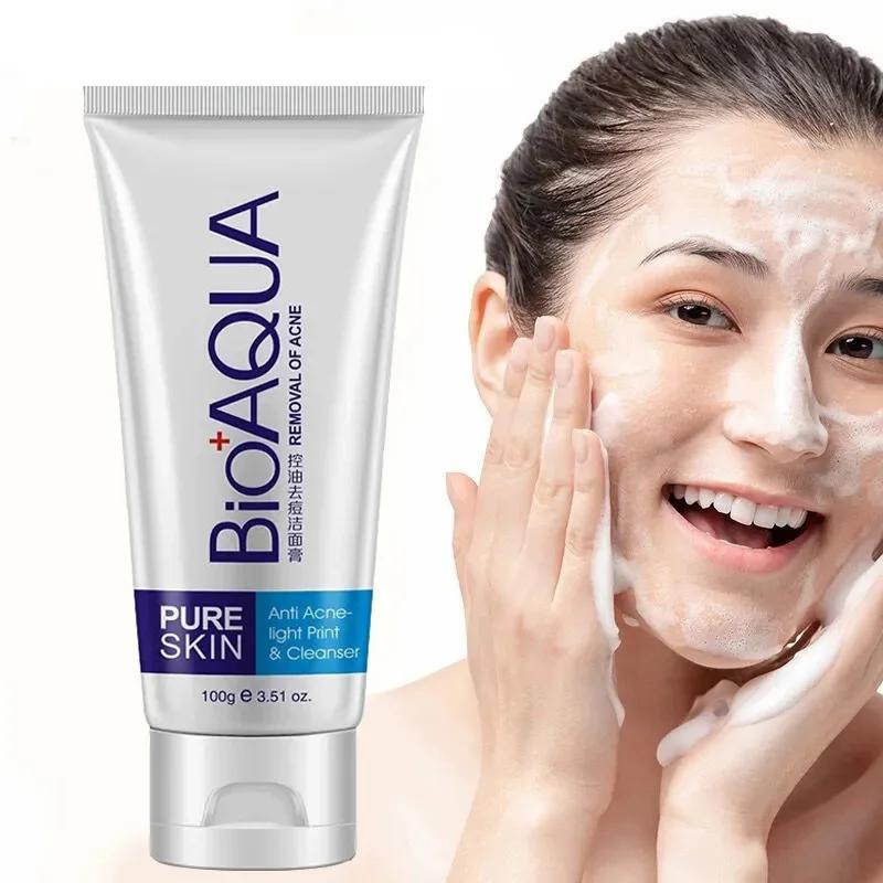 BIOAQUA nettoyant pour le visage Anti-rides mousse de lavage du visage soin nettoyant pour le visage