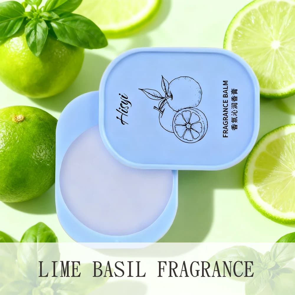 Baume de parfum solide – Parfums floraux longue durée, végétalien, compact, utilisation visage/mains