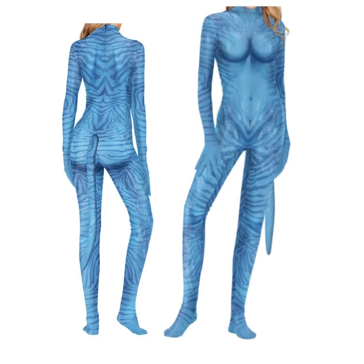 Costume de cosplay Avatar The Way of Water, combinaison queue d'alien, tenue de jeu de rôle pour Hal