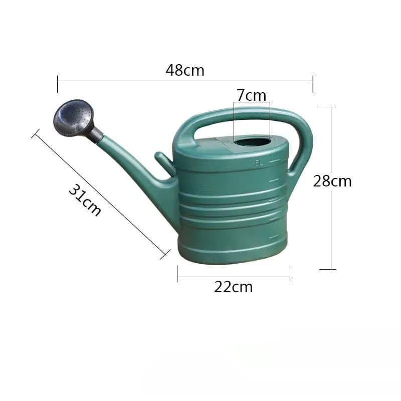 Arrosoir en plastique 5L, arrosoir essentiel pour jardin, intérieur et extérieur, léger, arrosoir po