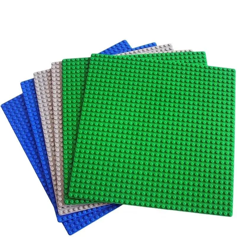 Plaque de base en plastique pour blocs de construction, 32x32, 16x32, 16x16 points, accessoires de b