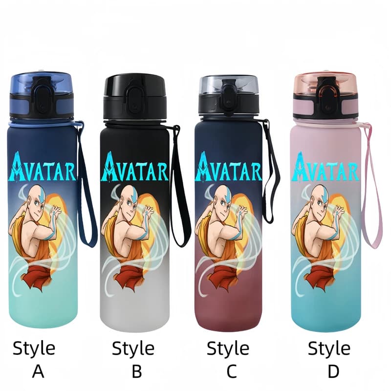 Tasse d'eau Portable pour enfants, 650ML, Avatar le dernier maître de l'air, personnages d'anime, gr