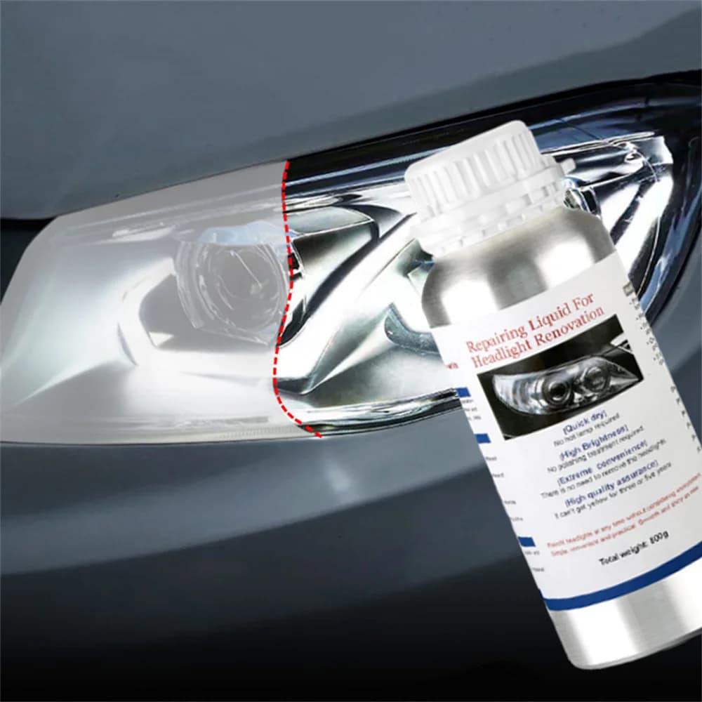 Produits de voiture 800ML, réparation de vernis de phares, liquide polymère, restauration de phares 