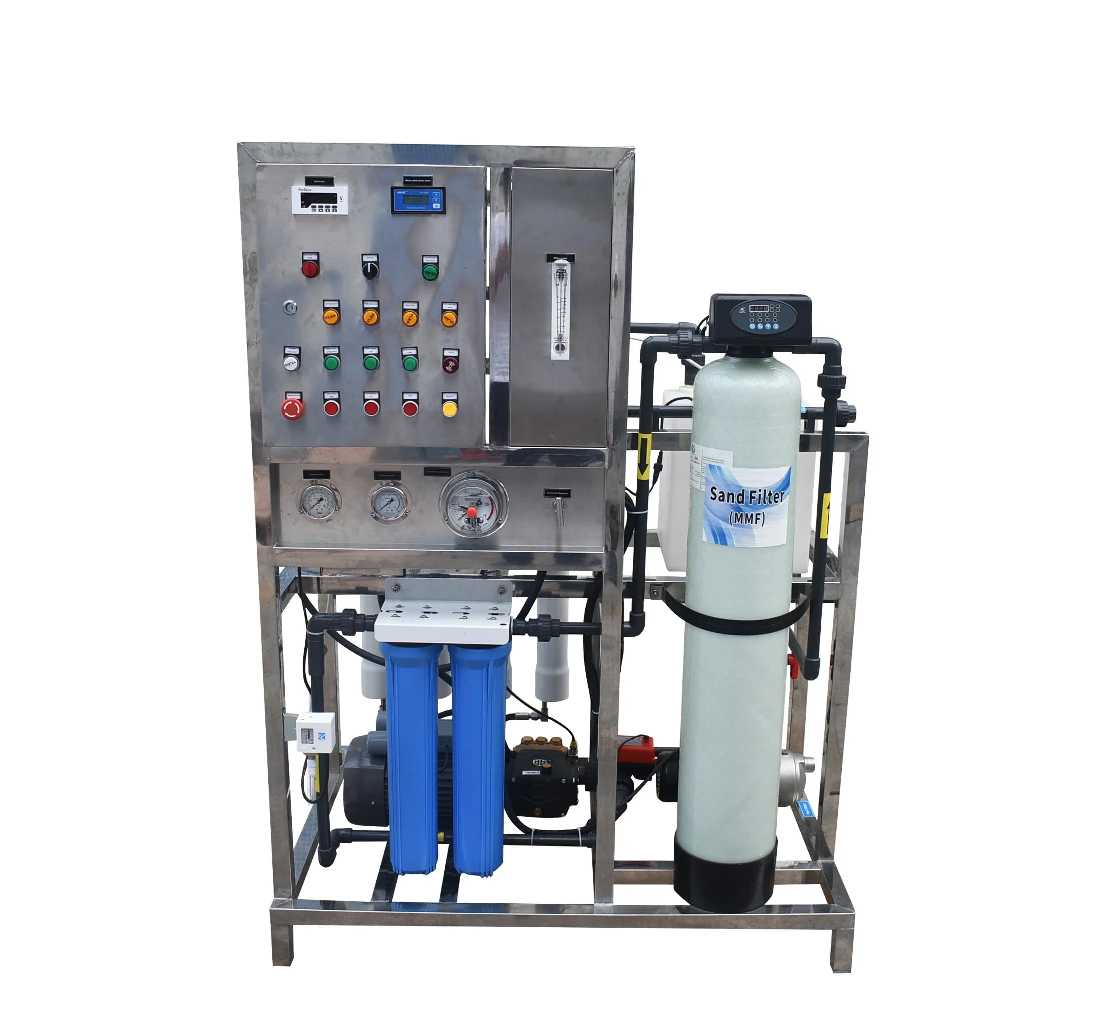 Système de dessalement de l'eau de mer 200LPH, plante de dessalement d'eau de mer, usine de Purifica