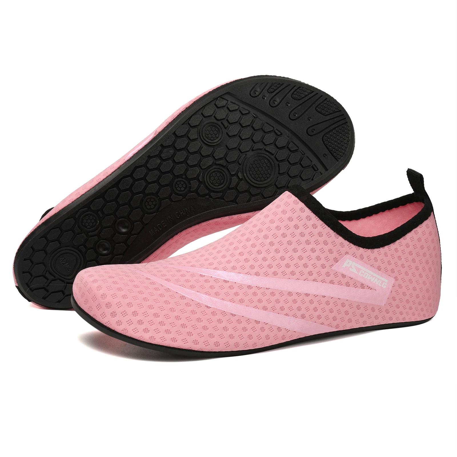 Chaussures de plongée femmes Aqua chaussures hommes plage natation Sport nautique chaussettes pieds 