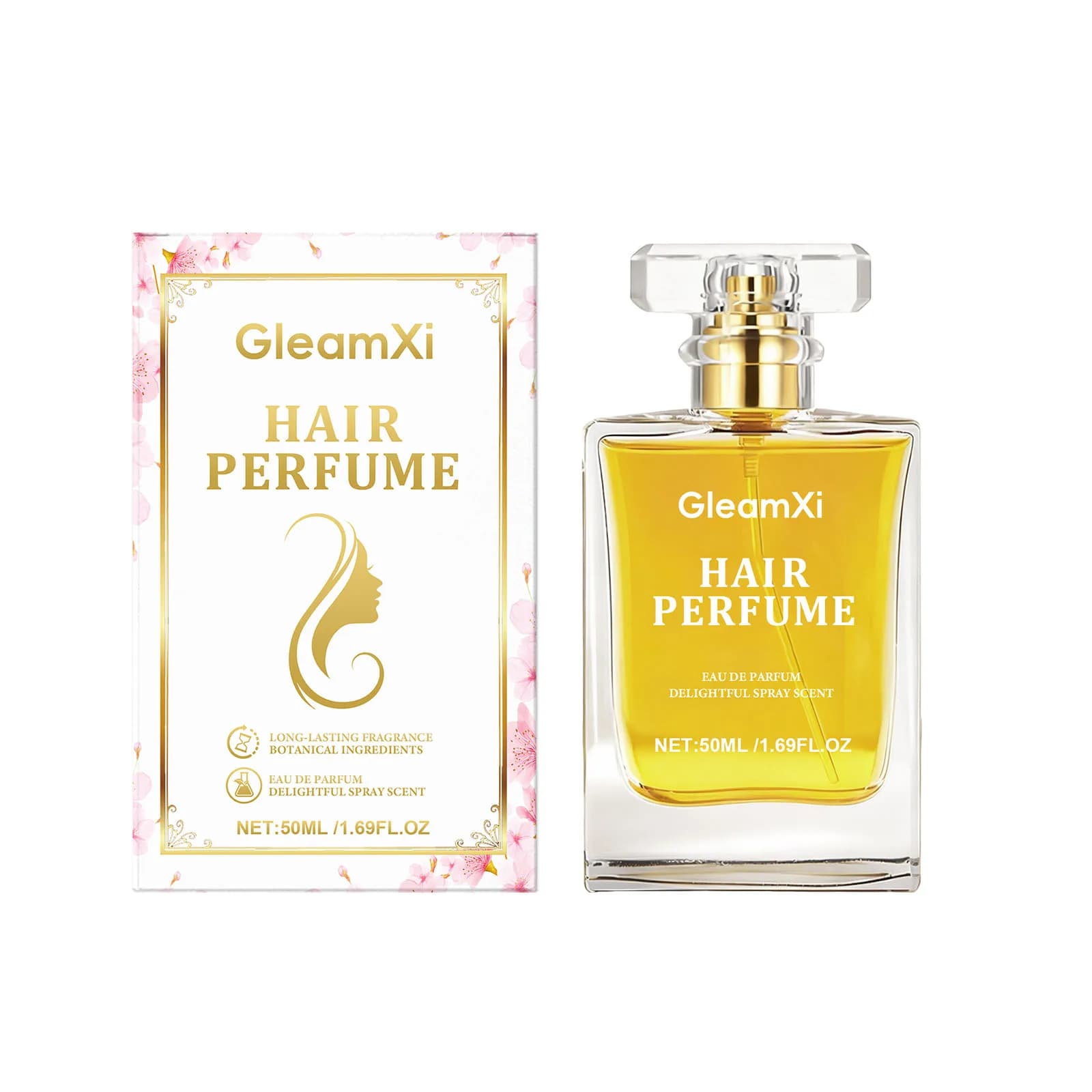 Spray parfumé pour cheveux floraux, parfum longue durée, soin nourrissant doux, soin hydratant pour 