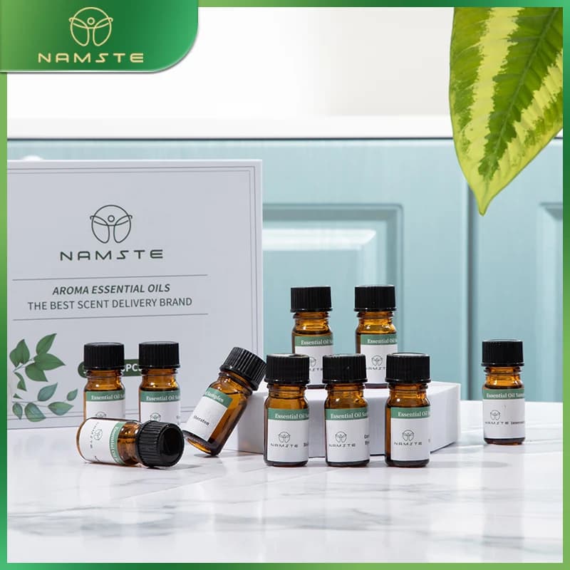 Ensembles d'échantillons d'huile essentielle de différents Types de parfum, série 5ml, adapté au dif