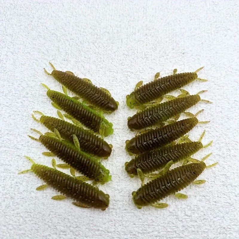 YKJE 10 leurres pour insectes aquatiques coulants, 6,7 cm/2,64 pouces chacun, haute douceur, résista