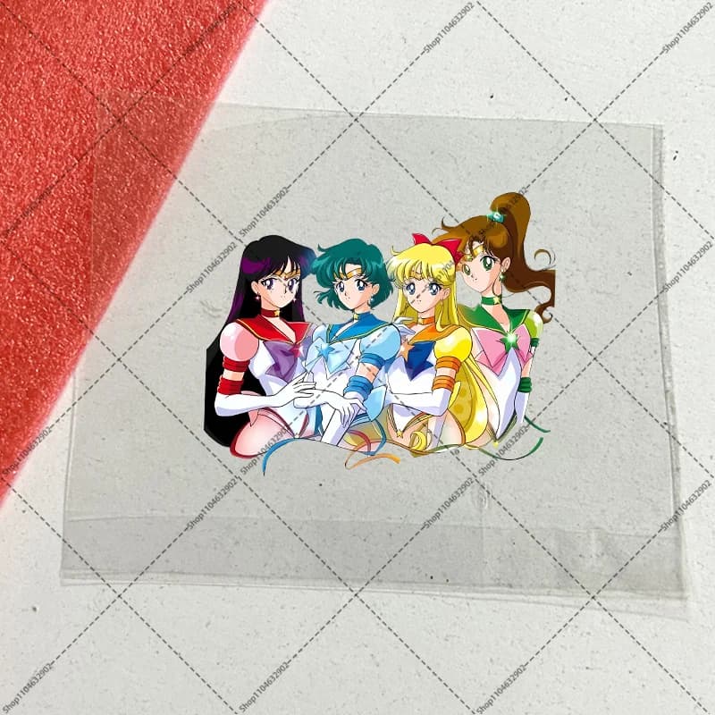 Autocollants 3D Sailor Moon en transfert DTF, résistants aux UV et à l'eau, parfaits pour les boutei