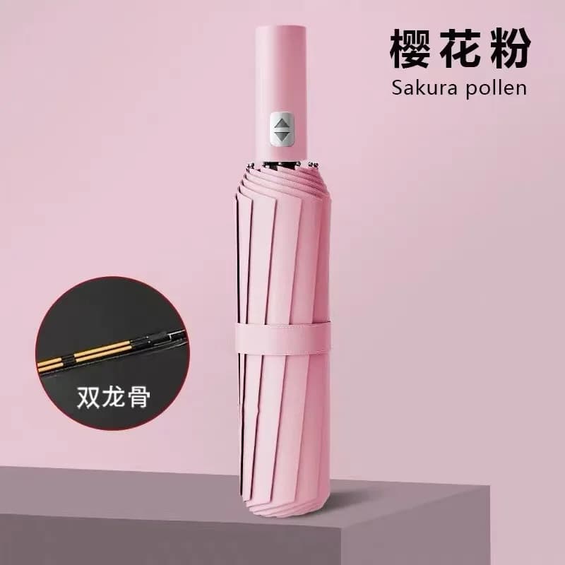 24 Parapluies automatiques Parapluies solaires pliants pour hommes et femmes Protection solaire et U