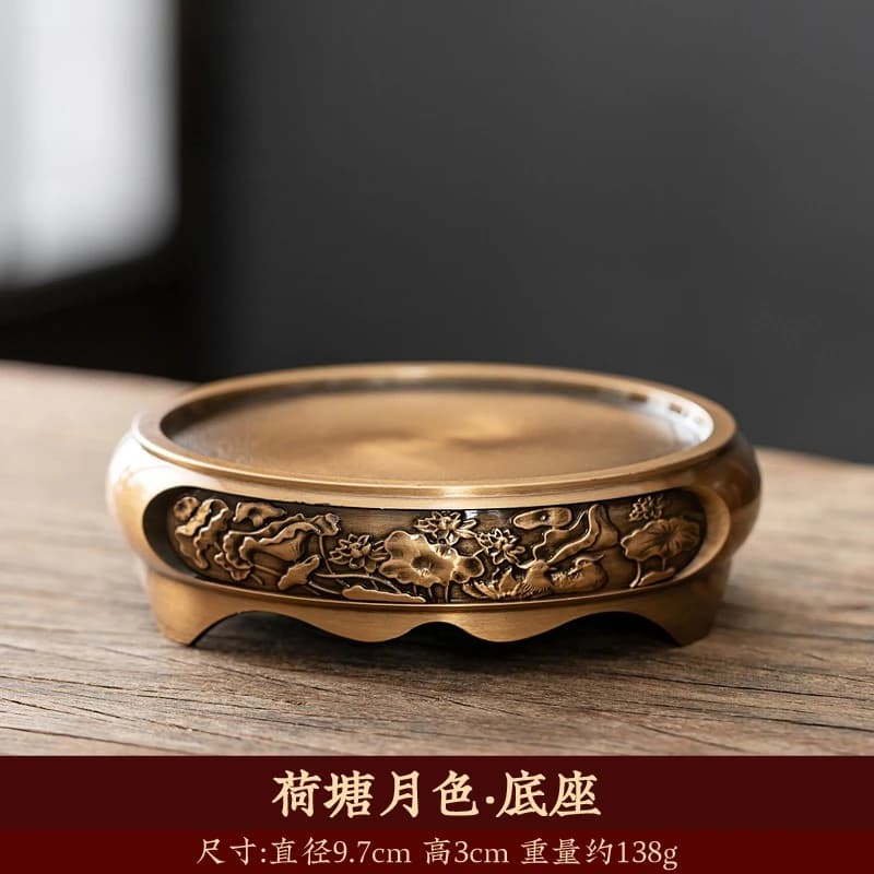 Brûleur d'aromathérapie rétro créatif à trois pattes, petit brûleur d'encens, Base décorative pour l